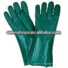 spray sand PVC gloves